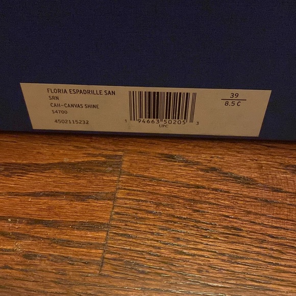 Stuart Weitzman Floria Platform Espadrille Wedge Sandal Silver size 39 (8.5) - Picture 10 of 12